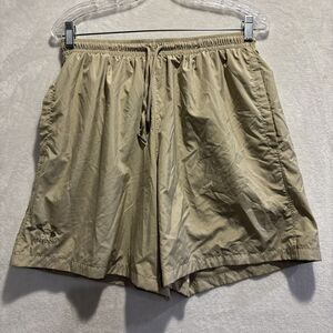 Under Armour Freedom Volley Shorts Men's Large Drawstring Mesh Lining Tan Beige